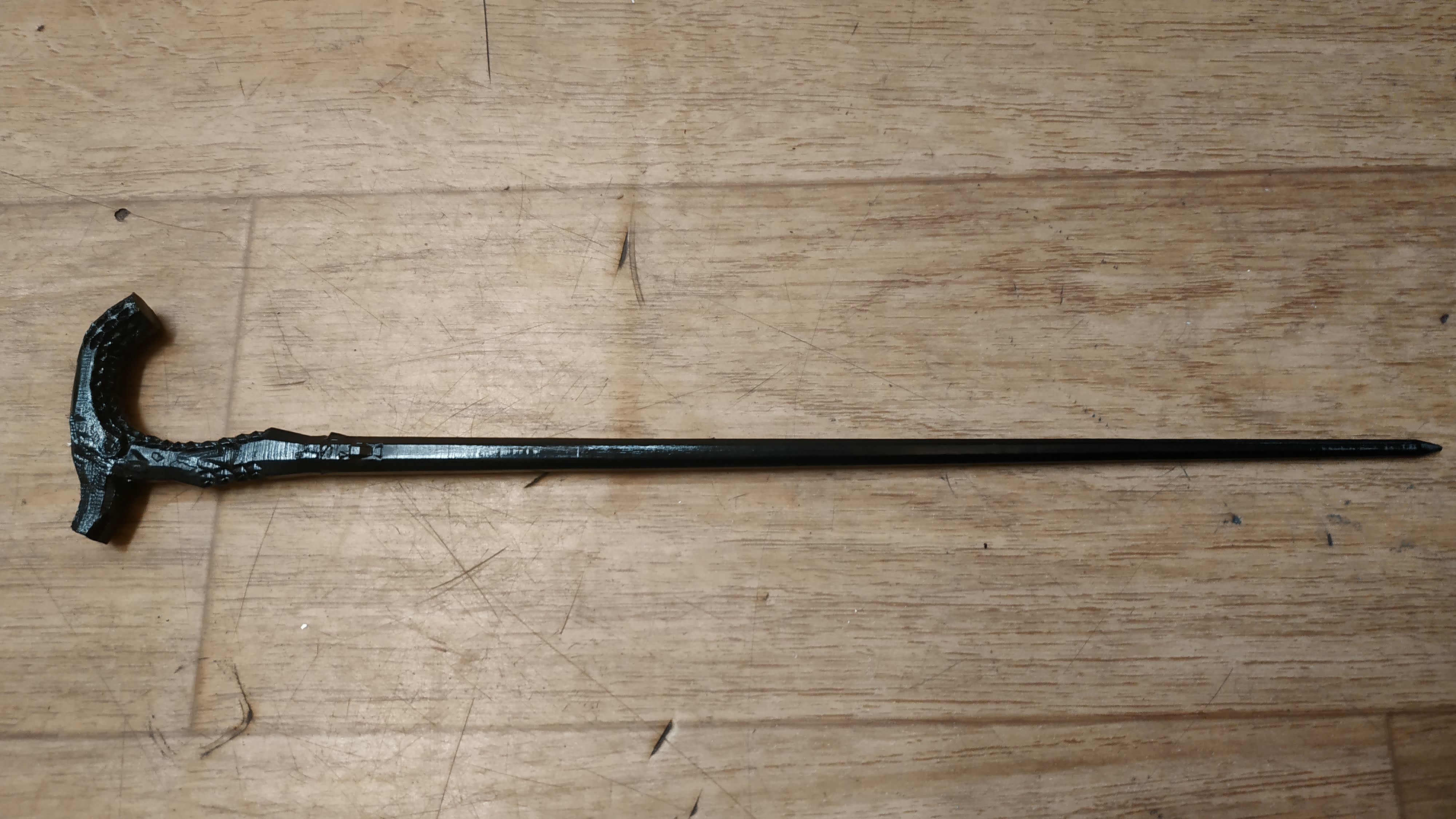 V Cane 3D print model_4