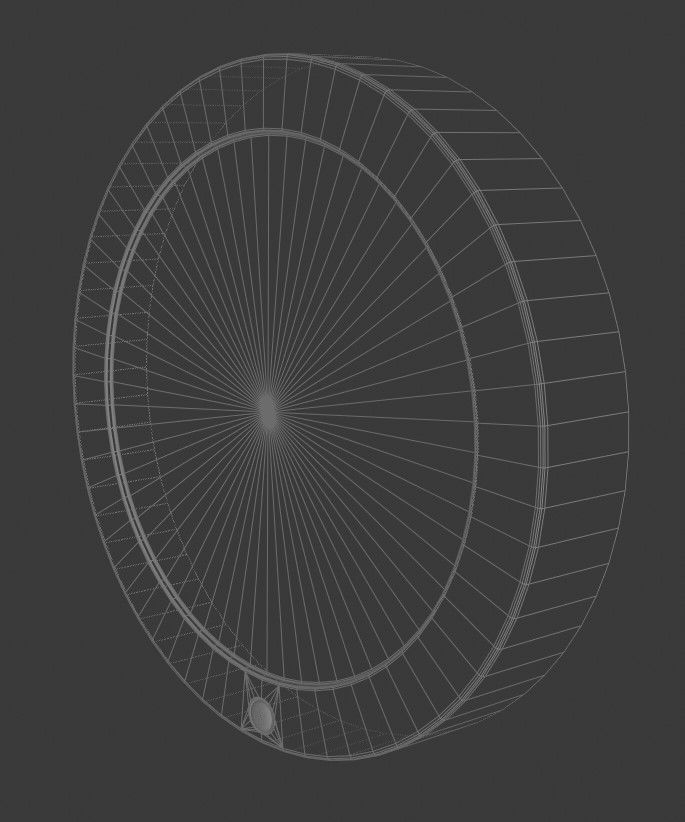 Bath lamp 3D model_5