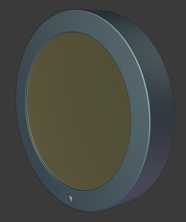 Bath lamp 3D model_3