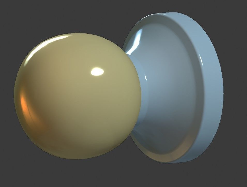 Bath lamp 3D model_2