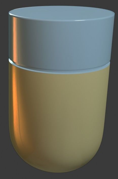 Bath lamp 3D model_2
