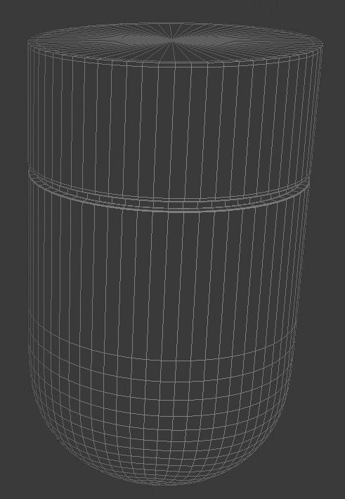 Bath lamp 3D model_4