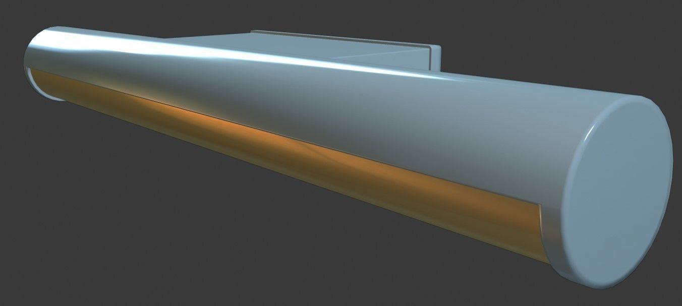 Bath Lamp 3D model_2