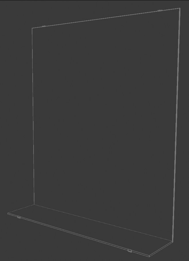 Bath mirror 3D model_4