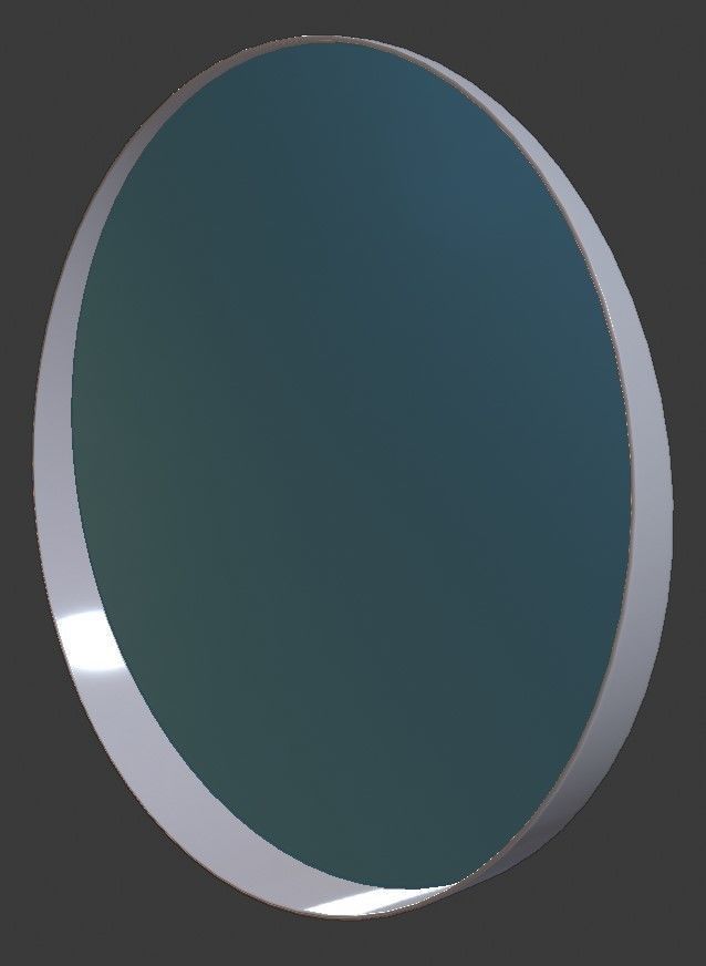 Bath mirror 3D model_2