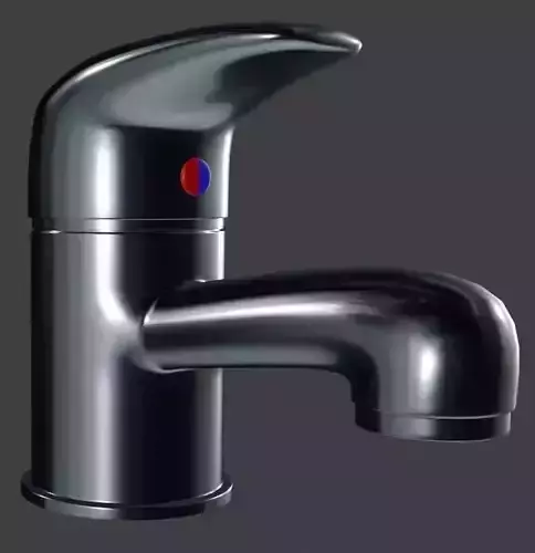 Bath tap 3D model