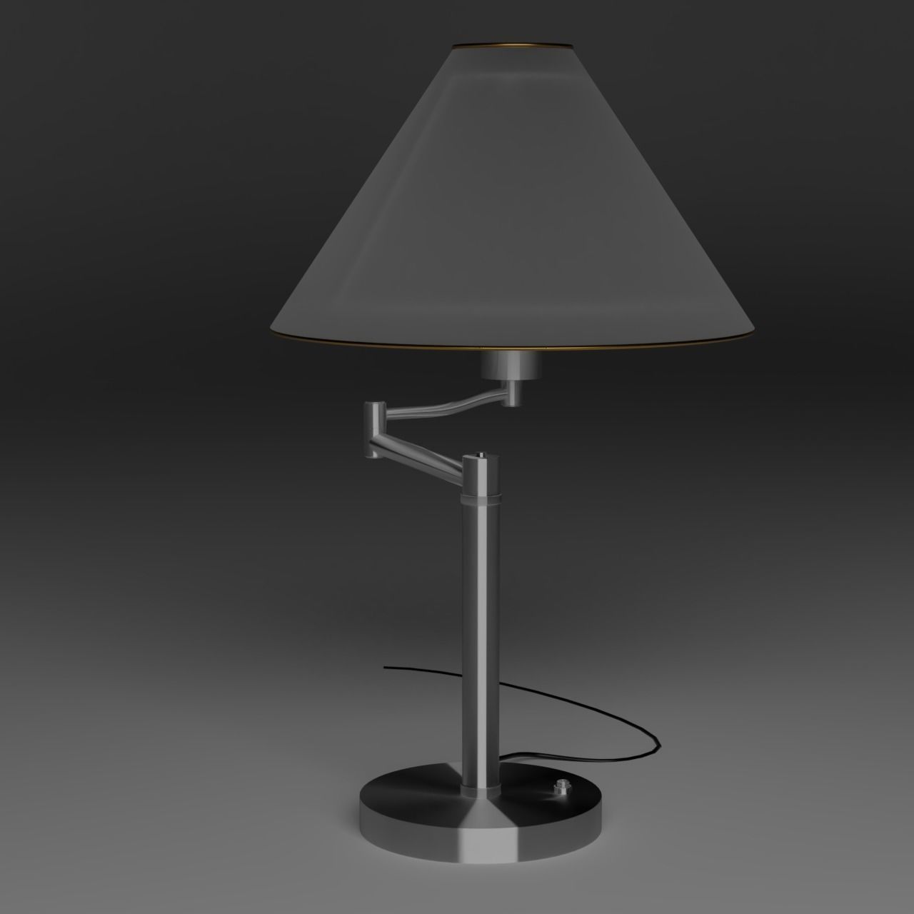 Desktop Lamp Pack 3D model_10