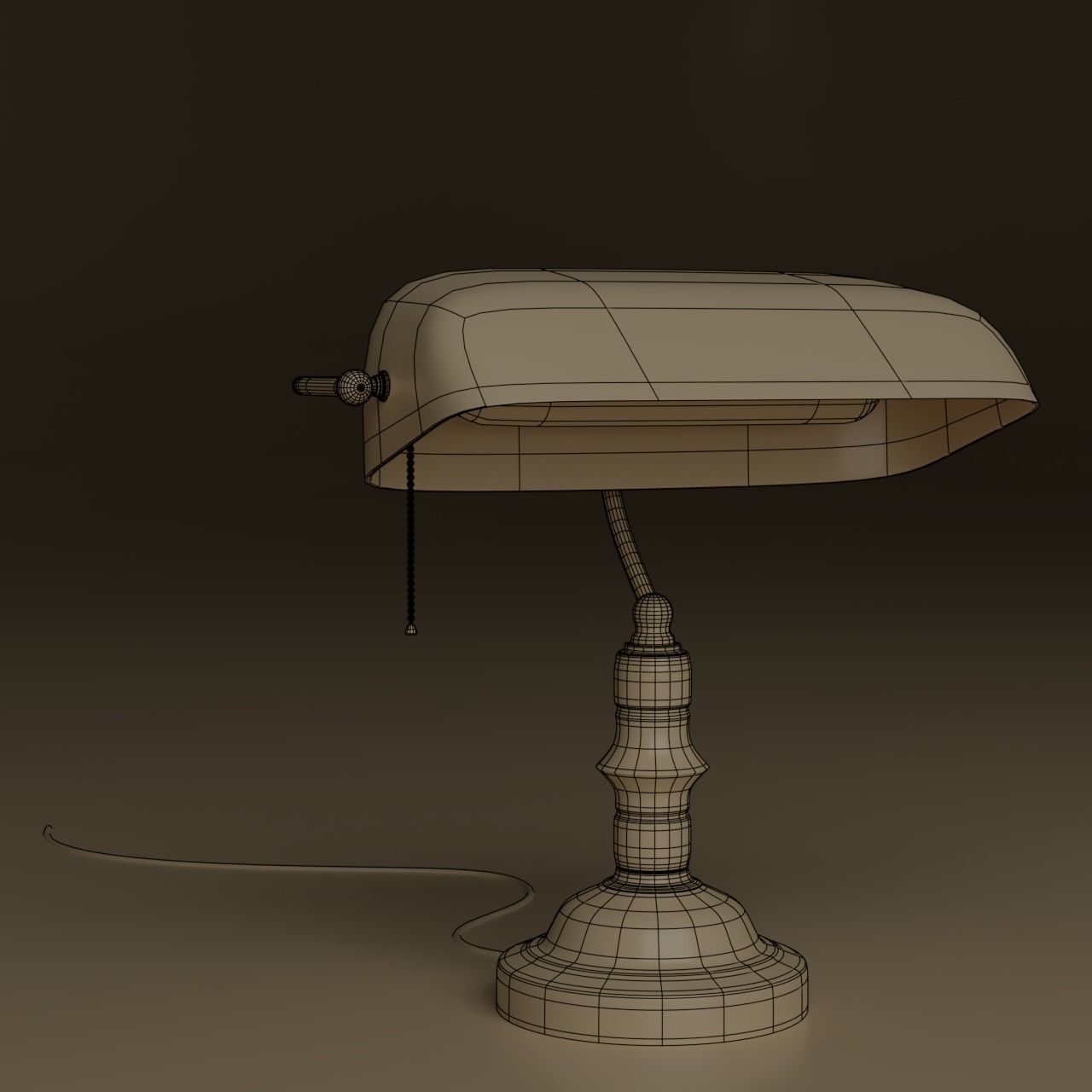 Desktop Lamp Pack 3D model_3
