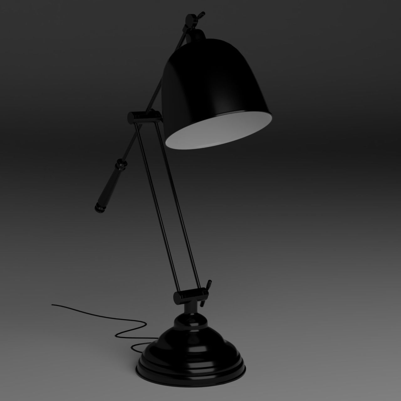Desktop Lamp Pack 3D model_16