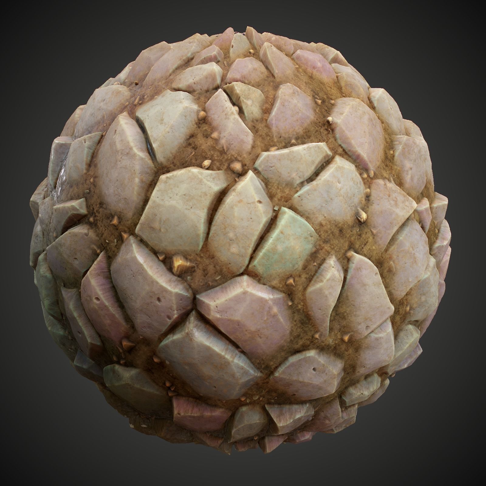 Stylized Summer Forest Materials Texture_4