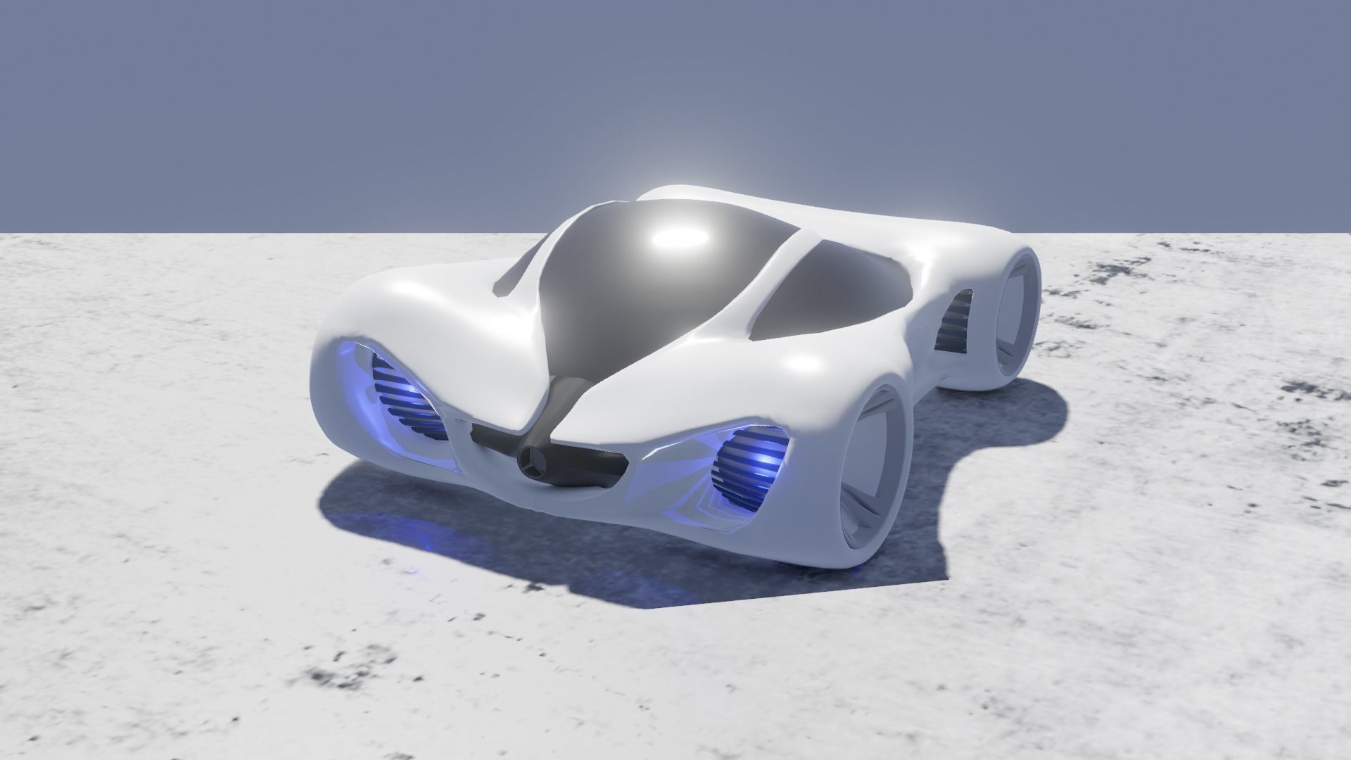 Mecesdes benz C112 concept model 3D model_2