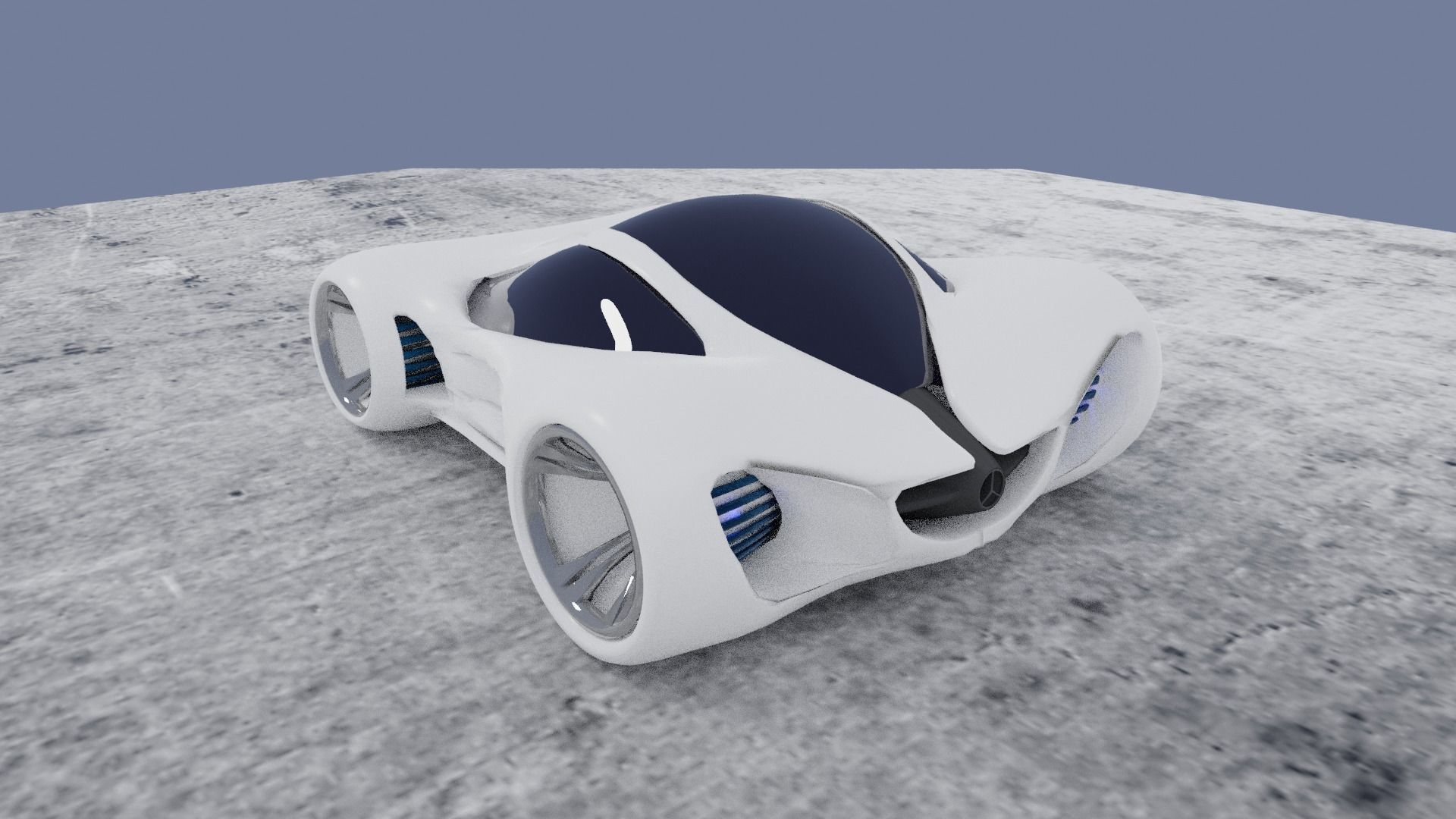Mecesdes benz C112 concept model 3D model_1
