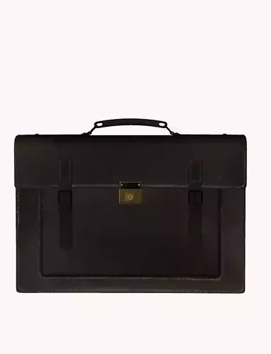 Briefcase leather