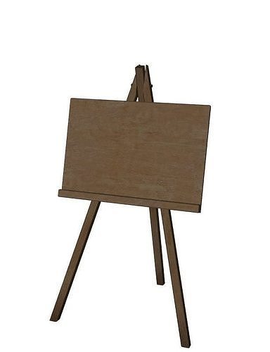 Easel wooden 3D model