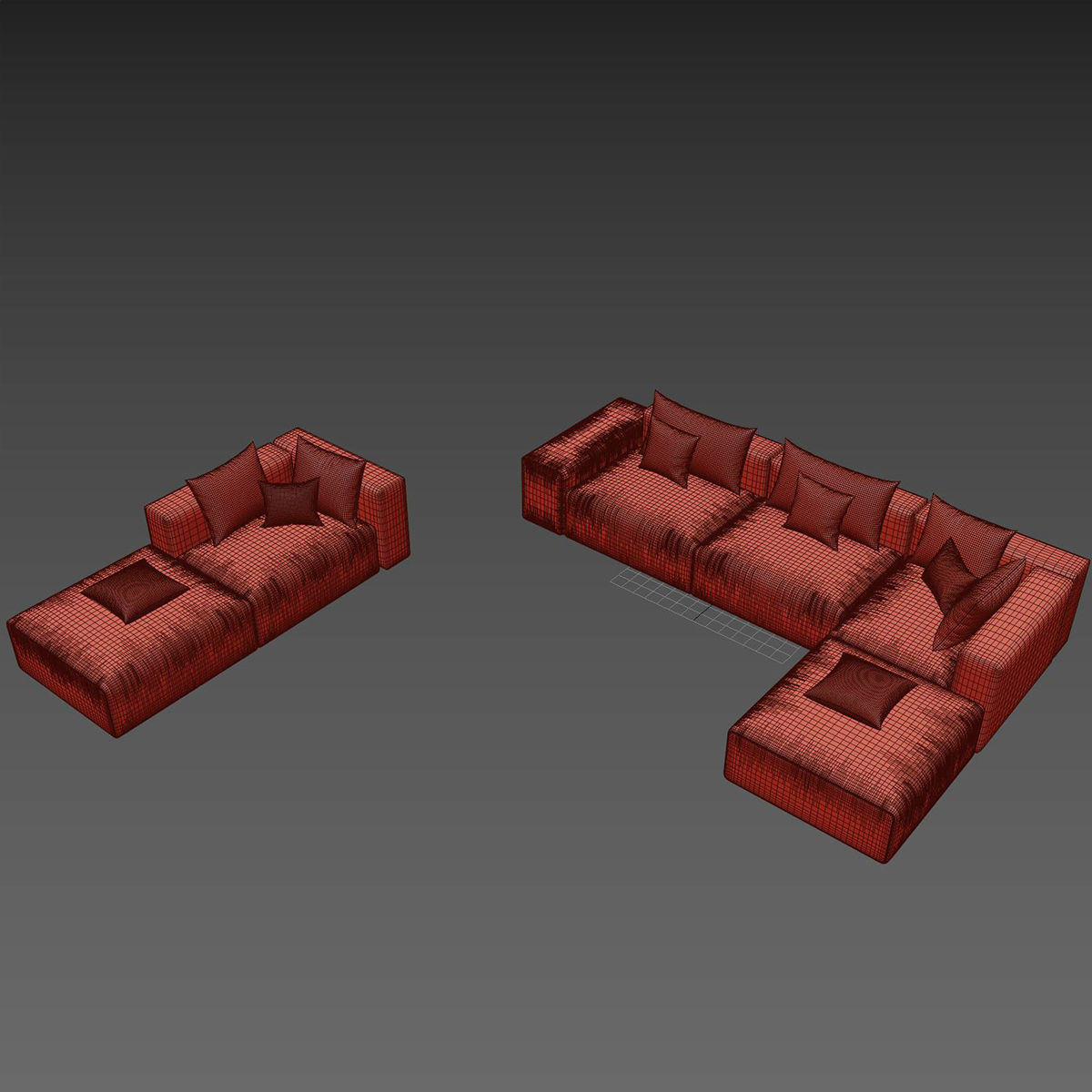 nauzzi sofa  3D model_6