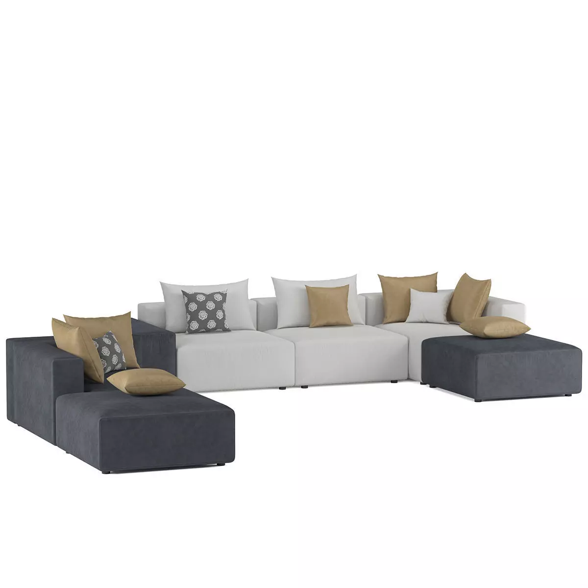 nauzzi sofa  3D model_0
