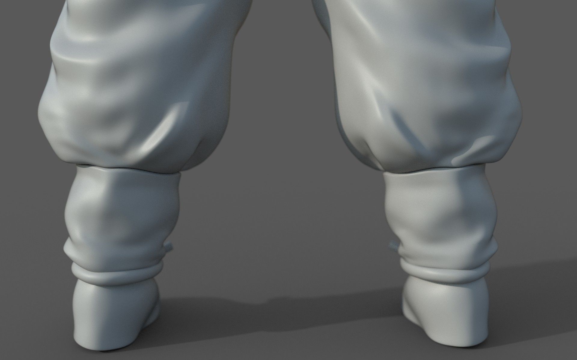 Character - Dragon Balls Goku Fan Art Low-poly 3D model_23