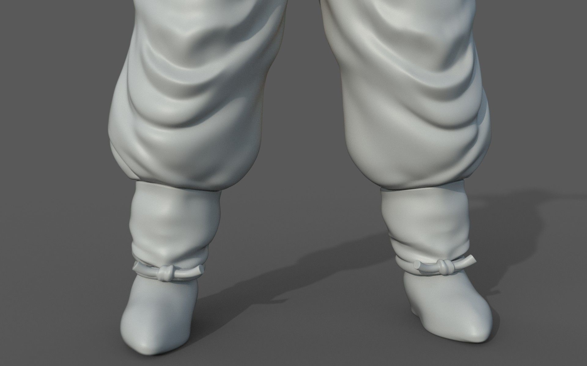 Character - Dragon Balls Goku Fan Art Low-poly 3D model_21