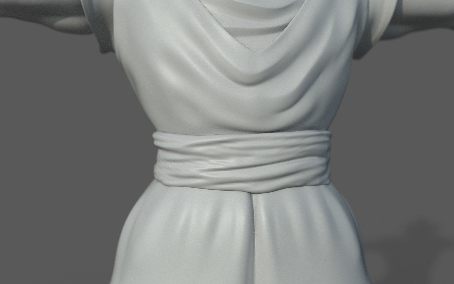 Character - Dragon Balls Goku Fan Art Low-poly 3D model_20