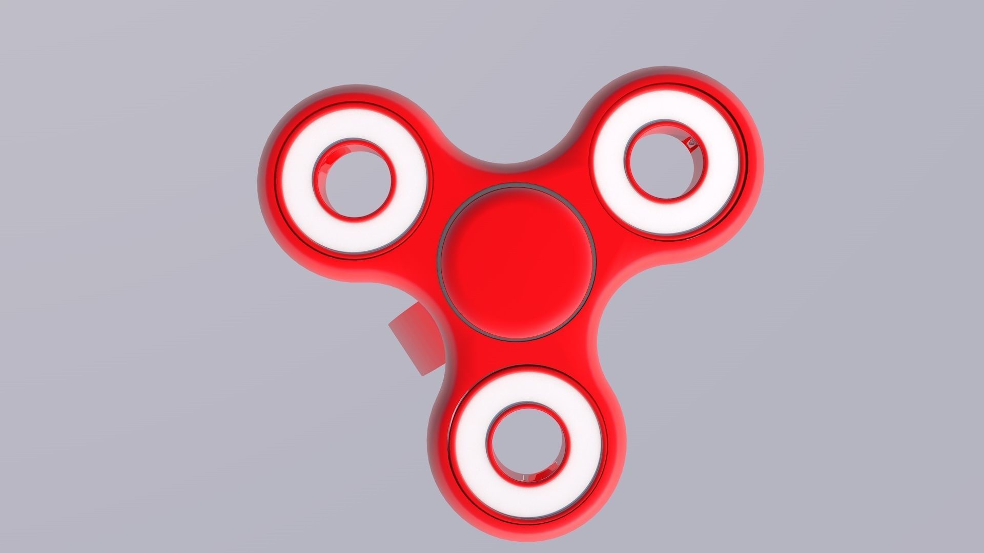Helicopter Flying  Magnet With  Fidget Spinner  3D model_2