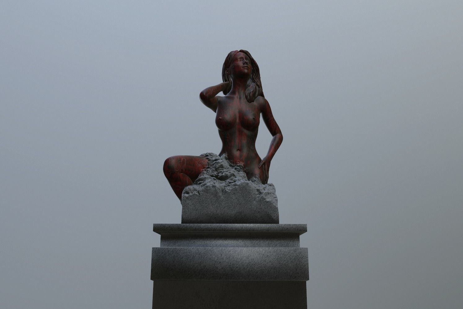 Sculpture Freedom Free 3D print model_2