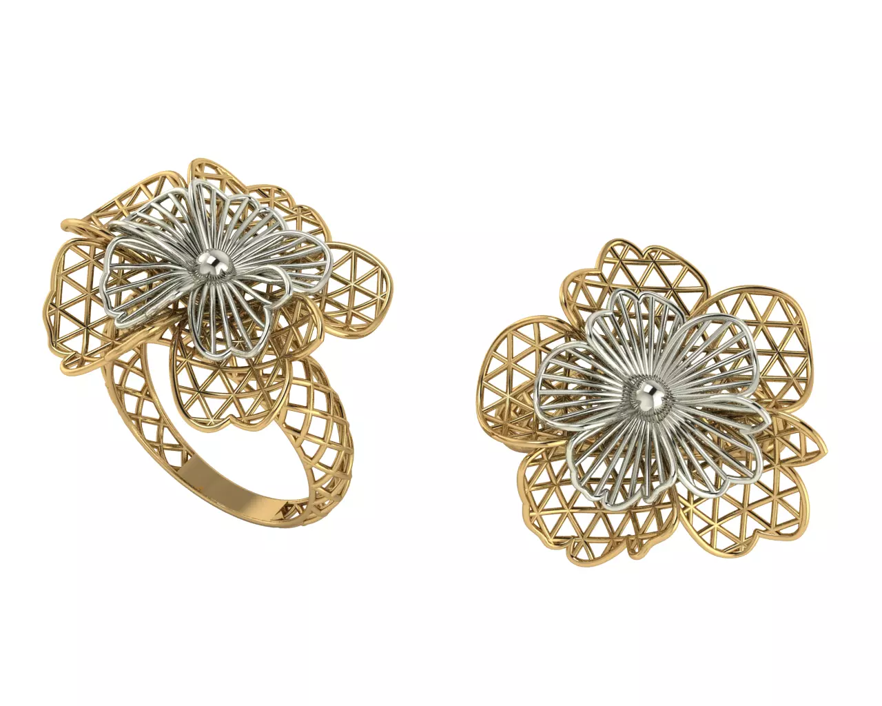 ring gold  3D model_0