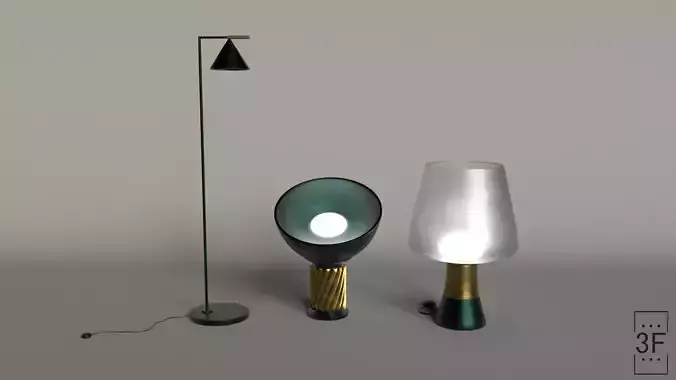 Lamp living room PBR 