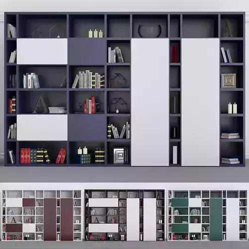 Wardrobe with decorative set