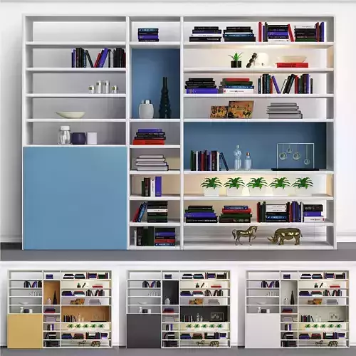 Wardrobe with decorative set