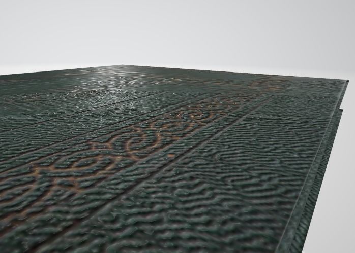 Book with hard cover Low-poly 3D model_1