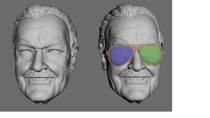 Stan lee 3D print model