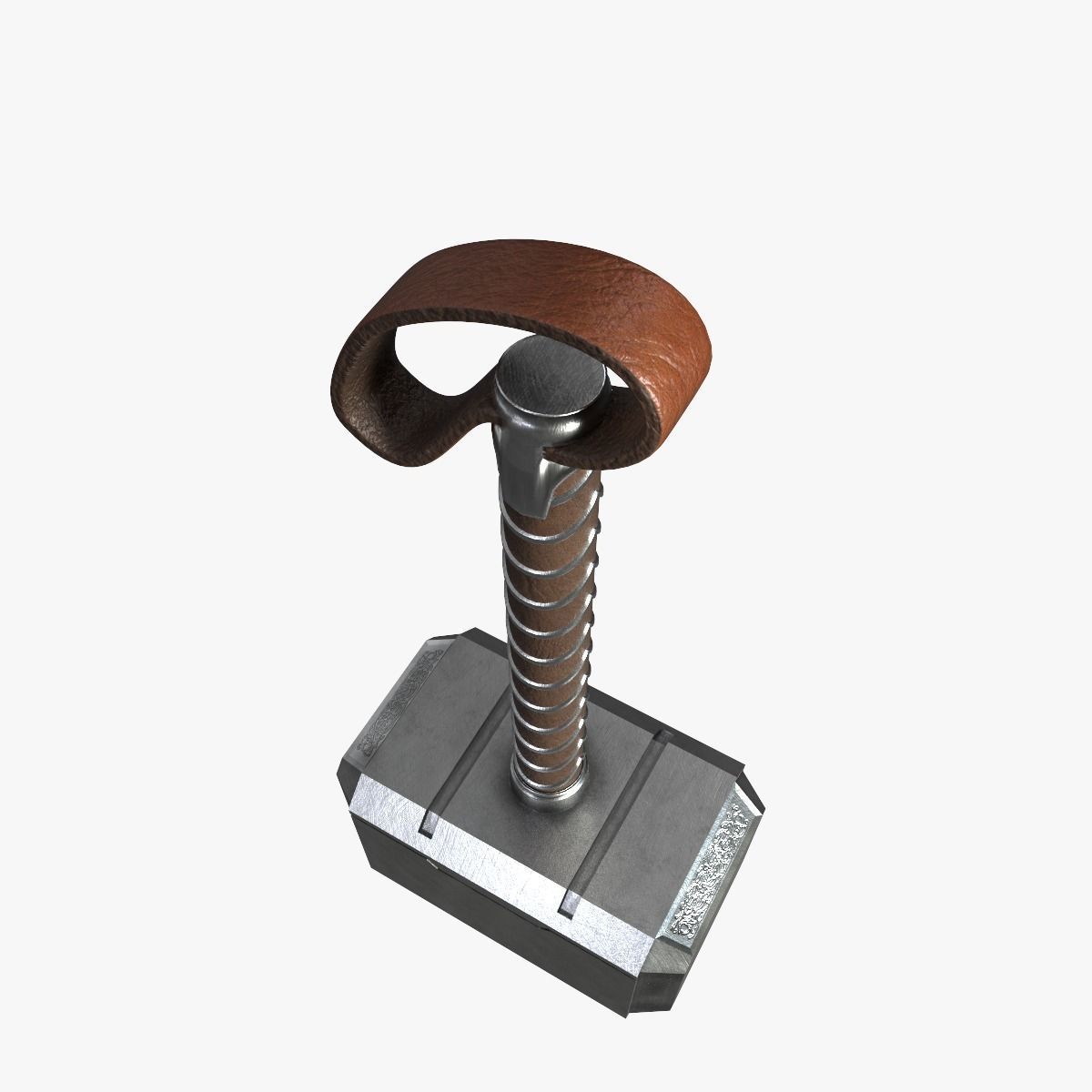 Hammer Mjolnir 3D model_3