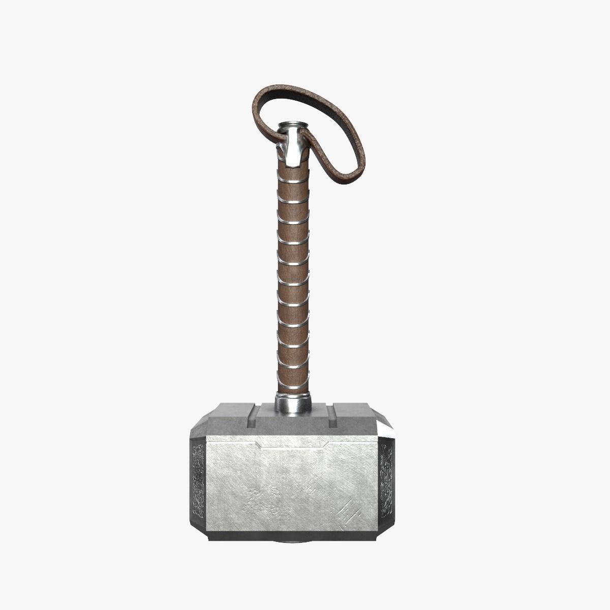 Hammer Mjolnir 3D model_1