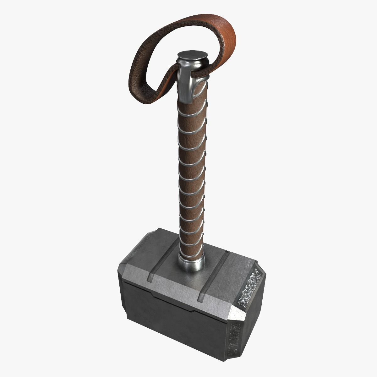 Hammer Mjolnir 3D model_4