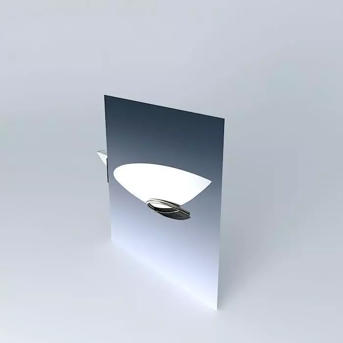 THORN Gino Wall Uplight Half-shade Free 3D model_0