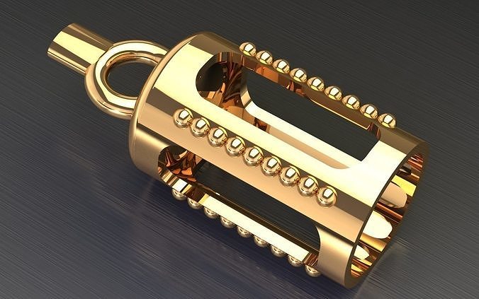 Tip and insert on cord 3D print model