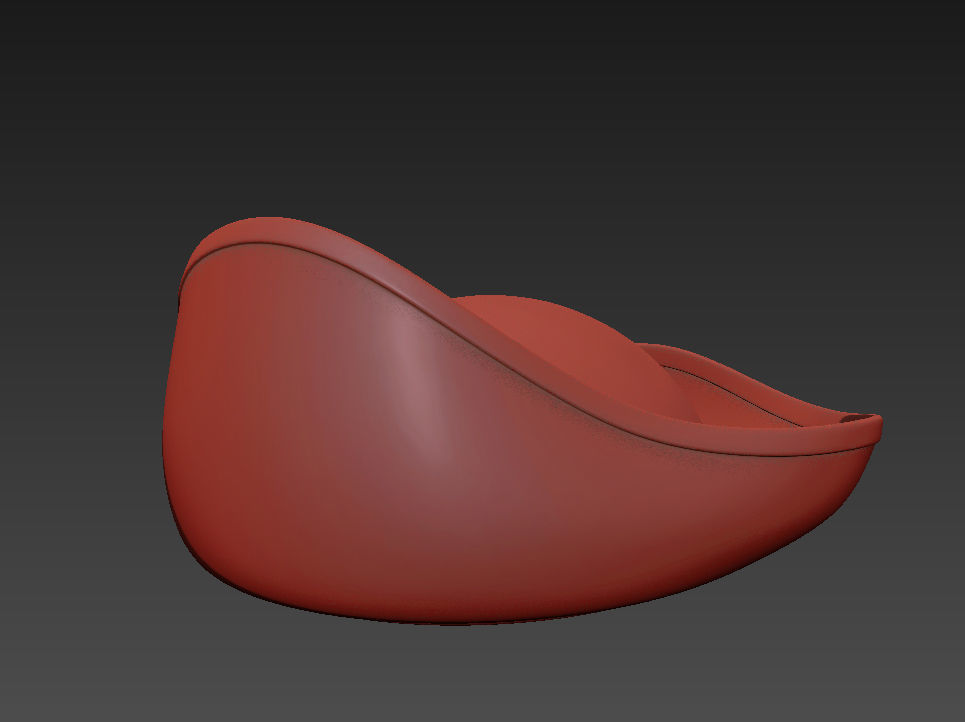 Pirate Hat Low-poly 3D model_12