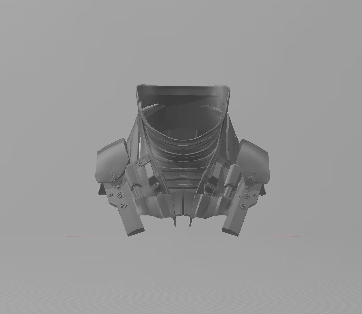 Batman Arkham Knight Red Hood Logo armor 3D print model_25