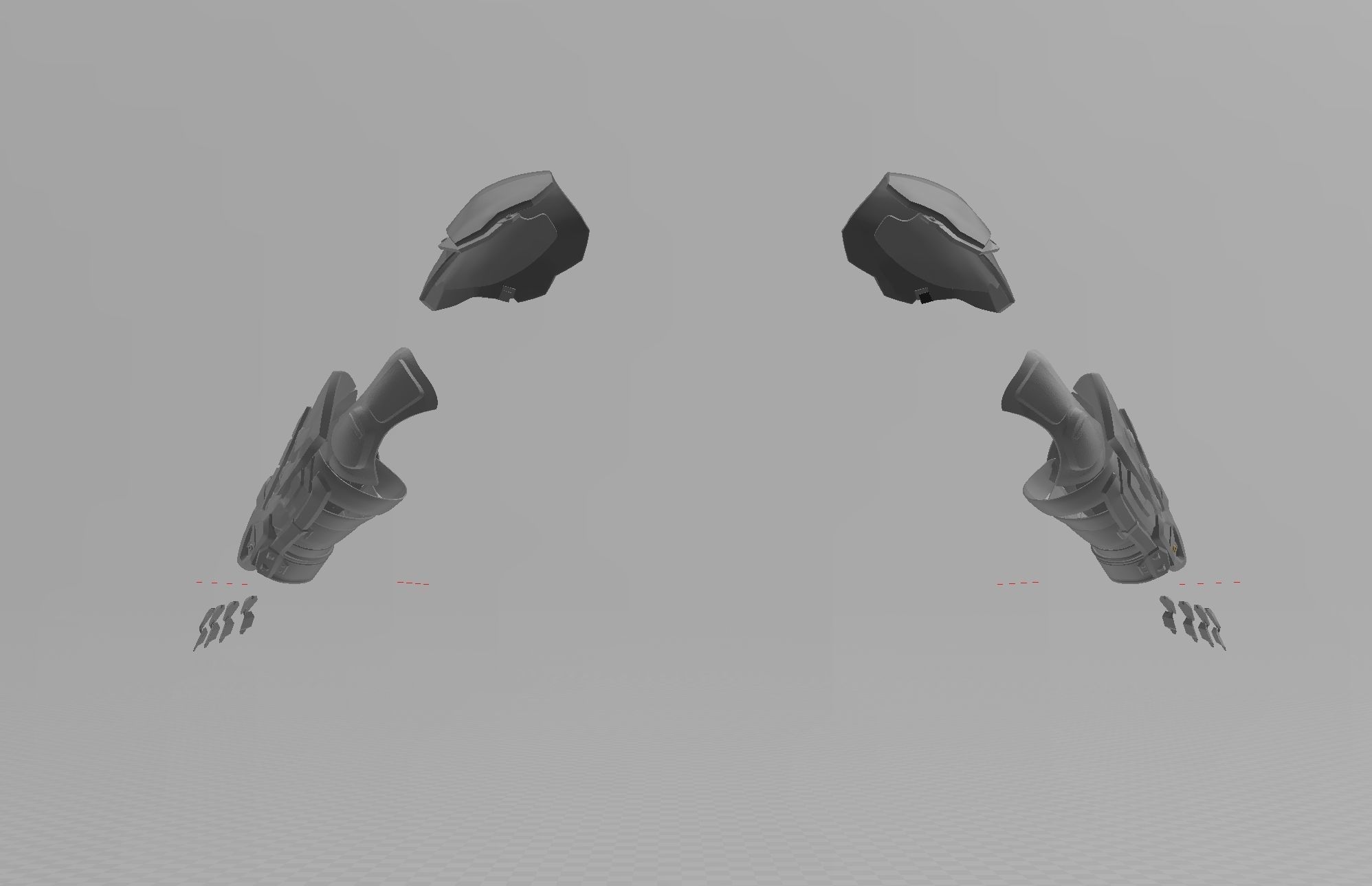 Batman Arkham Knight Red Hood Logo armor 3D print model_22