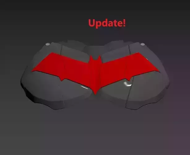 Batman Arkham Knight Red Hood Logo armor  3D print model