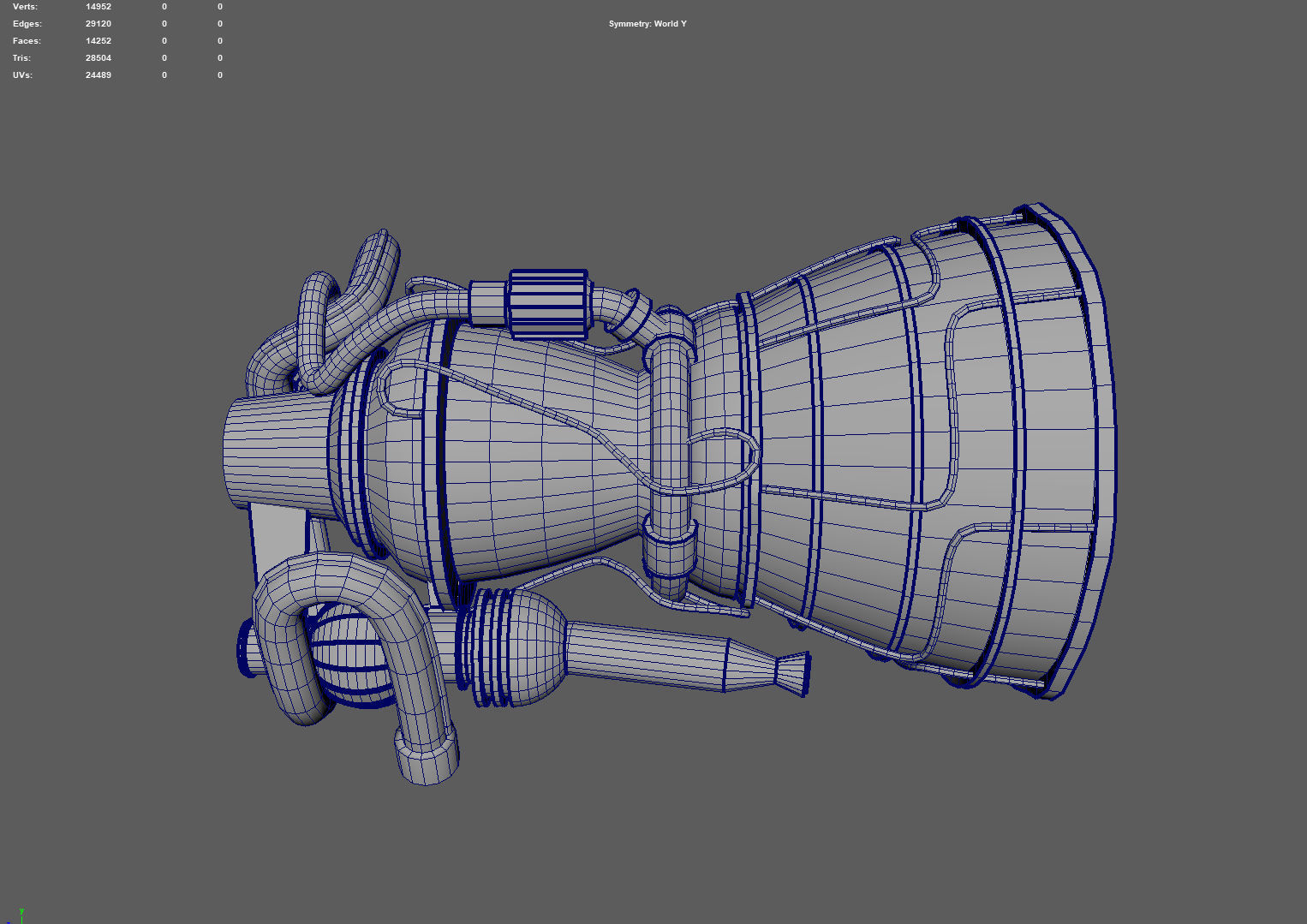 jet engine 3D model_7