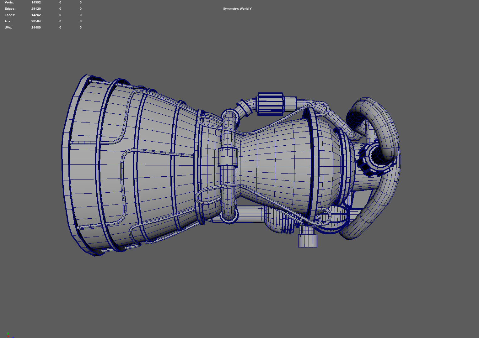 jet engine 3D model_9