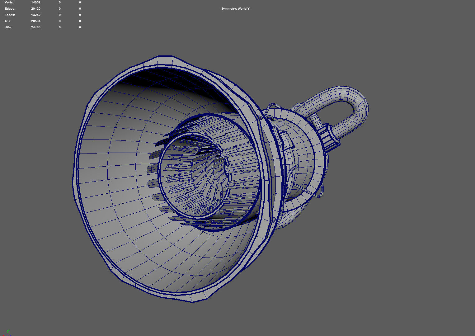 jet engine 3D model_8