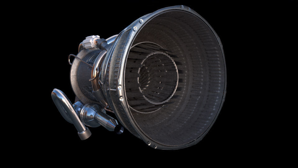 jet engine 3D model_4