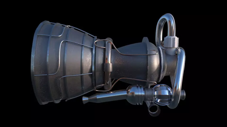 jet engine 3D model_0