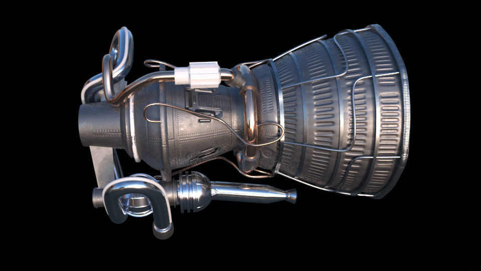 jet engine 3D model_5