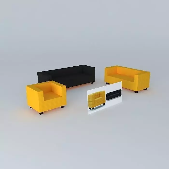 Bene - Madison Square Sofa Free 3D model