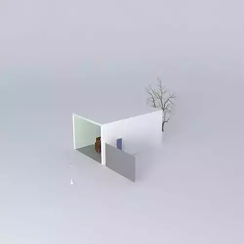 Modern Kitchen Using THORN Glacier Pendant Light Free 3D model