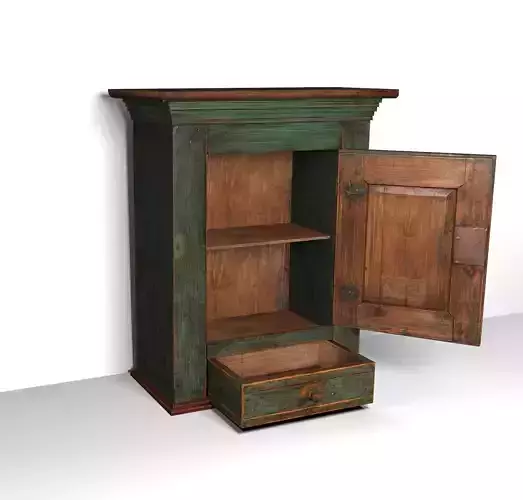 Vintage Wood Cabinet