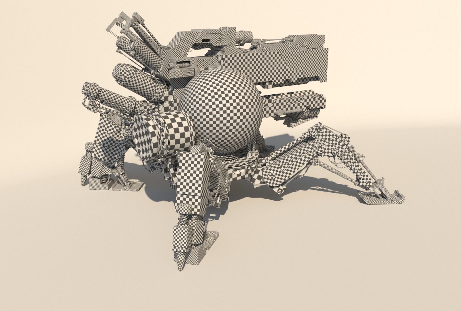 Vixiq sci-fi robot 3D model_17